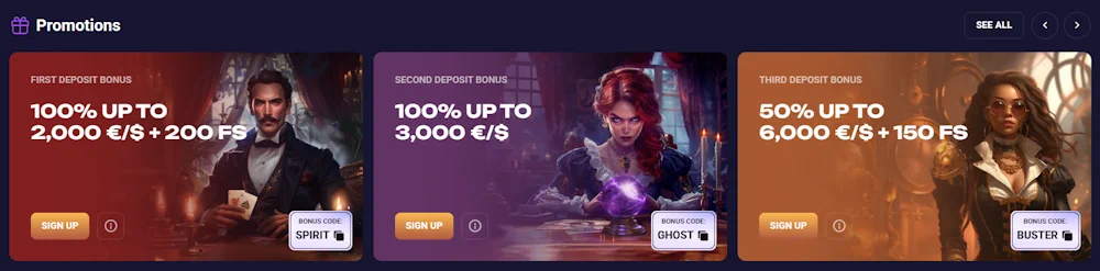 Spirit Casino Promotions